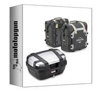 givi Top Case trk52n + sacoches cavalières grt709b Trekker Canyon 122 lt + Support Compatible avec Suzuki gsx s 1000 2015 2016 2017 2018 2019 2020 mototopgun trk52n + grt709b + tst3110 + 3110fz + m5