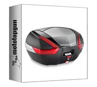 givi Top Case v47n monokey Aluminium 47 lt + Support Compatible avec BMW f 800 St 2006 2007 2008 2009 2010 2011 2012 2013 2014 2015 2016 mototopgun
