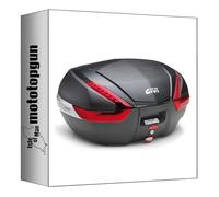 givi Top Case v47nn monokey Carbon Look 47 lt + Support Compatible avec Yamaha xsr 700 2022 2023 2024 mototopgun