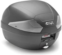 Givi Topcase B29 Tech avec réflecteurs transparents, plaque universelle et kit de montage inclus