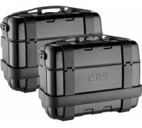 Givi Trekker aluminium/noir, 33/46 litres argent