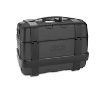 Givi Trekker Monokey Valise - 33/46L - Aspect aluminium - Pour porte-bagages Monokey - Noir - Technopolymère robuste