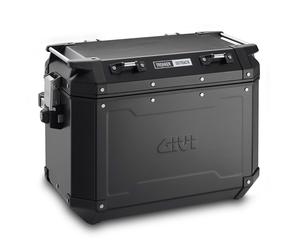 GIVI Trekker Outback 48 Monokey Ensemble de sacoches latérales en aluminium, noir, Taille 48 litres