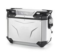 Givi Étui latéral Trekker Outback Evo Smart Monokey-Cam-Side 37 l Argent