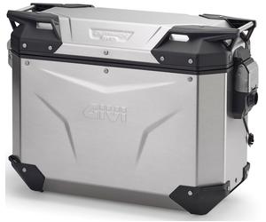 Givi Trekker Outback Evo Smart, étui latéral Monokey-Cam-Side 37 l Aluminium Aluminium