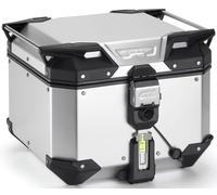 Givi Trekker Outback Evo Smart, topcase Monokey 42 l Argent Argent