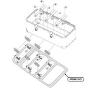 Givi Trekker Outback OBK110KIT, kit de montage Original Original