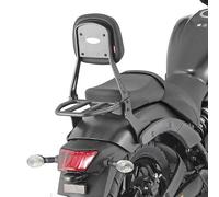 GIVI Barre Sissy avec porte-bagages, noire pour Kawasaki Vulcan S 650 (15-21)