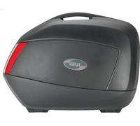 GIVI V35 Côté Rigide Étuis Avec Rouge Lentilles Mat Noir #V35NA
