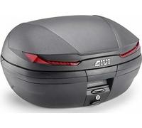 GIVI V45 Arena 45L Monokey Topcase noir texturé avec réflecteurs rouges