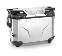 Givi Valise latérale moto Outback Evo Aluminium anodisé 33 L droite sans barillet Argent