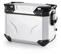 Givi Étui latéral Trekker Outback Evo Smart Monokey-Cam-Side 44 L Argent