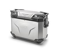 GIVI Valise Latérale Gauche Trekker Outback EVO, En Aluminium Naturel, 37 Lt