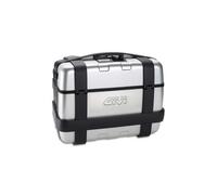Givi Trekker aluminium/noir, 33/46 litres argent