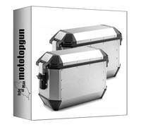 givi valises laterales ala36apack2 monokey Trekker Alaska Aluminium 72 lt + Support Compatible avec Benelli TRK 502 2021 2022 2023 2024 mototopgun ala36apack2 + pl8712