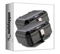 givi valises laterales dlm30b monokey Trekker dolomiti Aluminium Noir 60 lt + Support Compatible avec BMW g 650 GS 2011 2012 2013 2014 2015 2016 2017 mototopgun dlm30b + dlm30b + pl188