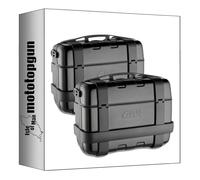 givi valises laterales trk33bpack2 monokey Trekker Noir 66 lt + Support Compatible avec Honda nc 750 x 2021 2022 2023 2024 2025 mototopgun trk33bpack2 + plo1192mk + 1192kit