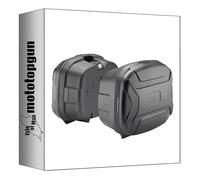 givi valises laterales trk35bbpack2 monokey Trekker Lite Noir 70 lt + Support Compatible avec BMW f 650 GS 2000 2001 2002 2003 mototopgun trk35bbpack2 + pl188