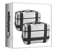 givi valises laterales trk46pack2 monokey Trekker 92 lt + Support Compatible avec Honda nc 750 x/dct 2014 2015 mototopgun trk46pack2 + pl1111 + 1111kit