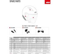 GiVi Visiermechanismus für H30.1 Street-J und 30.3 Tweet/Geneve