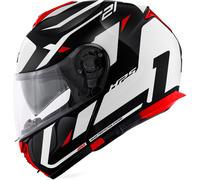 Givi X.21 Evo Number, casque rabattable L (60) Noir/Blanc/Rouge Noir/Blanc/Rouge