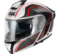 Givi X.50 Fiber Hologram, casque rabattable L (60) Blanc/Noir/Rouge Blanc/Noir/Rouge