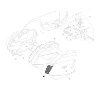 Givi Z1424R Réflecteur Rouge - Gauche - Droite
