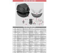 GIVI Z2901NM Bloc Charnière Monté (pour E300N2)