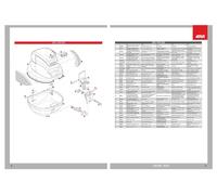 Fond de Top-Case GIVI Noir pour Top-Case E350/E370/E340