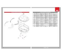 Givi Z4506FR Réflecteur droit et gauche avec support Noir