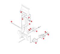 GIVI Z641N46M Bloc Fermeture Éclair Monté pour TRK46N