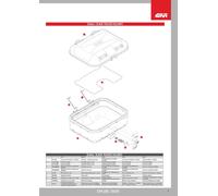 GIVI Z7710R Couvercle pour DLM46 - DLM30