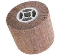 GIVIHGETI Brosse en nylon - Rouleau abrasif pour machine à satiner - Grain 240 - Manchons abrasifs pour ponceuse - 120 x 100 mm