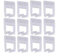 GIVIHGETI Lot de 1200 systèmes de nivellement de carrelage - Pattes de traction de 3 mm - Système de nivellement - Languettes standard - Largeur de joint - Aide à la pose de carrelage - Pour une