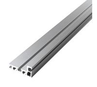 GIVIHGETI Rail à rainure en T, rail incliné 75 Type 1000 mm, rail en aluminium avec rainure en T, guide pour T-Slot pour bricolage, scie circulaire pour travail du bois, mini-rail pour T pour fixation
