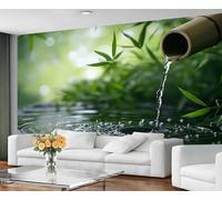 GIVLWF Papier peint autocollant - Papier peint asiatique pour salon, chambre à coucher, décoration d'intérieur et spa zen - Décollez et collez