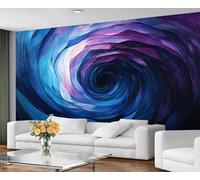 GIVLWF Papier peint - Décoration d'intérieur et peinture murale, papier peint autocollant pour salon, mosaïque abstraite, papier peint géométrique tourbillon, papier peint pour chambre à coucher