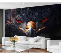 GIVLWF Papier peint imprimé aigle - Papier peint à motif d'aigle mystérieux à décoller et à coller, papier peint pour chambre à coucher, thème animal, grande peinture murale et décoration d'intérieur