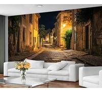 GIVLWF Papier peint - Paysage de ville - Décoration d'intérieur et grande peinture murale, papier peint de ville européenne pour salon, chambre à coucher, papier peint mural - Non autocollant, paysage