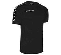 GIVOVA Ba01-0010-L T-Shirt, Noir, Large Homme
