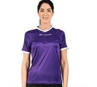 GIVOVA Chemise Revolution Interlock Unisexe, Mauve/Blanc, M