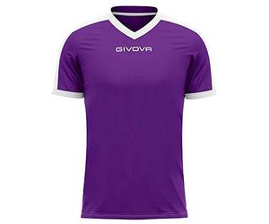 GIVOVA Chemise Revolution Interlock Unisexe, Mauve/Blanc, M
