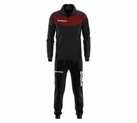 GIVOVA Combinaison visa triacétate noir/grenade taille 2XL