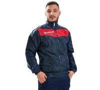 GIVOVA Coupe-Vent Sportif Jacket Unisex, Bleu/Rouge, XXL