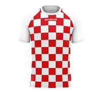 GIVOVA Shirt DAMA, Blanc/Rouge, L Mixte
