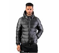GIVOVA Doudoune homme 110 grammes - Doudoune homme d'hiver - Veste homme 110 grammes 4 saisons matelassée rembourrée - Veste homme, Master gris foncé, L