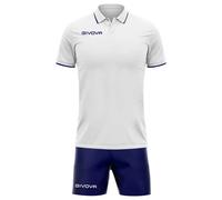Givova Ensemble polo et short Street Blanc Taille L