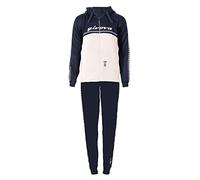 GIVOVA Femme 101 avec Bande et Capuche Combinaison, Bleu Profond/Blanc, XL Unisex