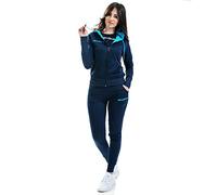GIVOVA Femme Survêtement Madame Combinaison, bleu/turquoise, M EU