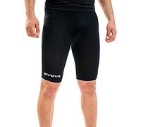 GIVOVA Homme Bermuda Skin Short de course, Noir, L EU